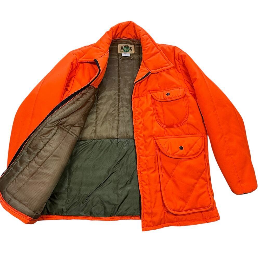 Vintage Ideal 1990s Orange Hunting Jacket XL - Picture 3 of 5